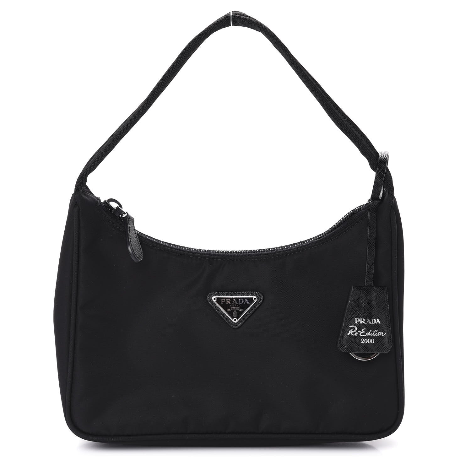 Prada Tessuto Nylon Mini Re-Edition 2000 Bag Black 1 of 9