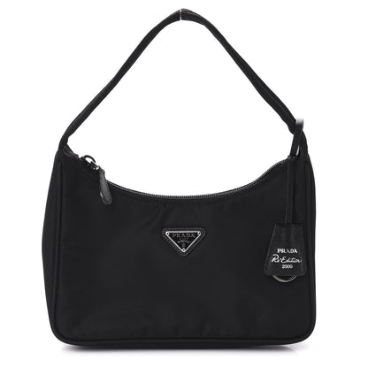Prada Tessuto Nylon Mini Re-Edition 2000 Bag Black 1 of 9