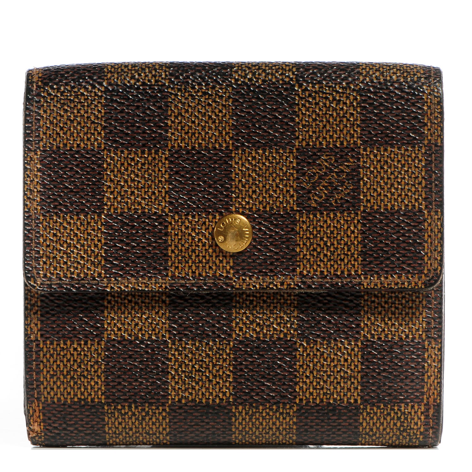 Louis Vuitton Damier Ebene Porte-Monnaie Billets Cartes Wallet 1 of 12