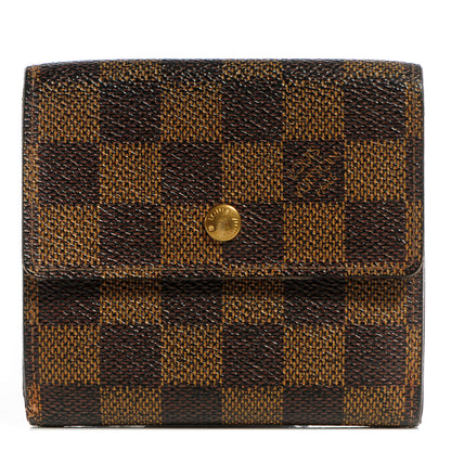 Louis Vuitton Damier Ebene Porte-Monnaie Billets Cartes Wallet 1 of 12