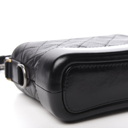 Chanel Aged Calfskin Quilted Small Gabrielle Hobo Black 6 of 11