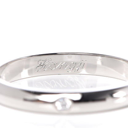 Cartier Platinum Diamond 2.6mm 1895 Wedding Band Ring 49 4.75 6 of 7