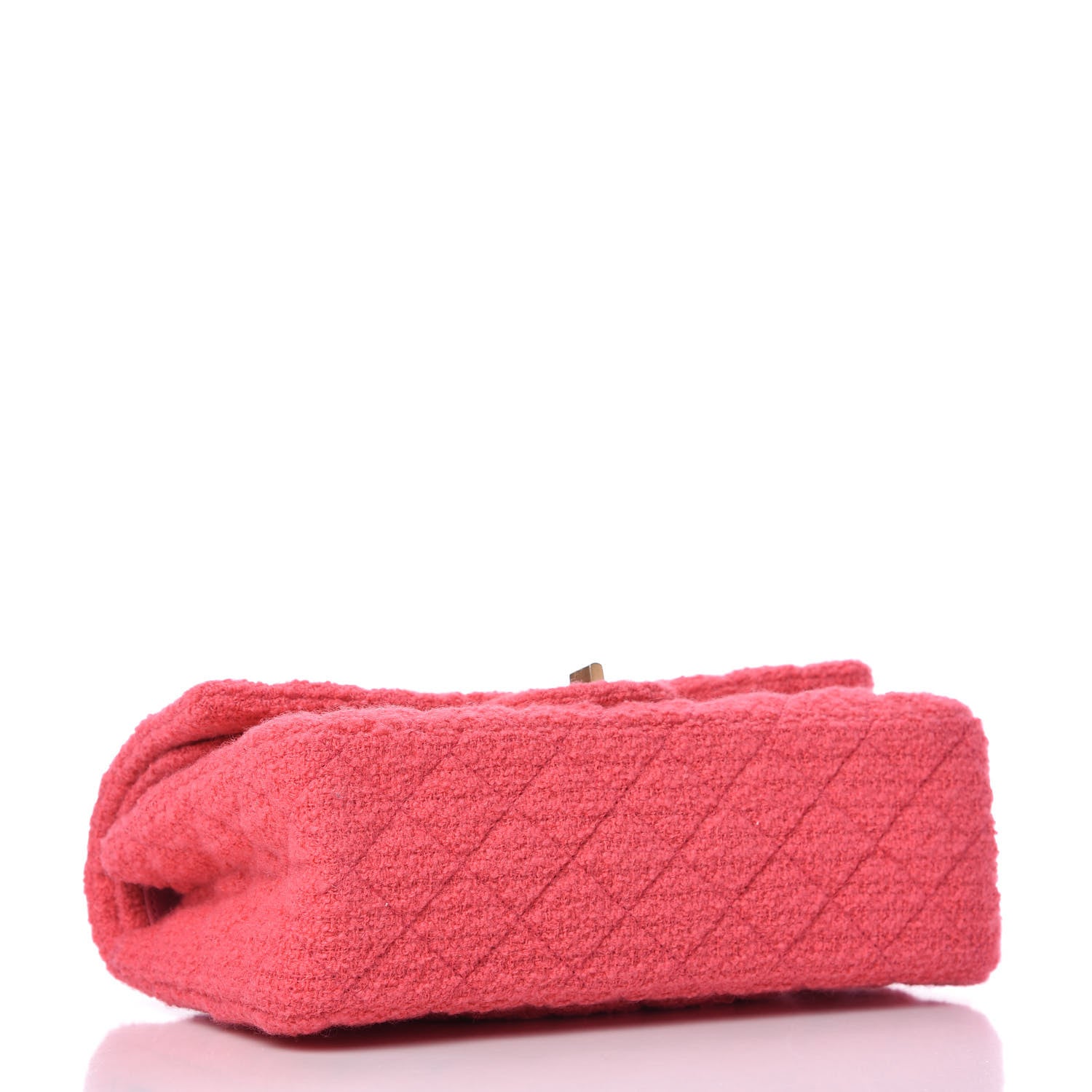 Chanel Wool Tweed Quilted 2.55 Reissue 225 Flap Pink 4 of 10