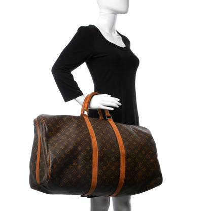 Louis Vuitton Monogram Keepall Bandouliere 55 2 of 23