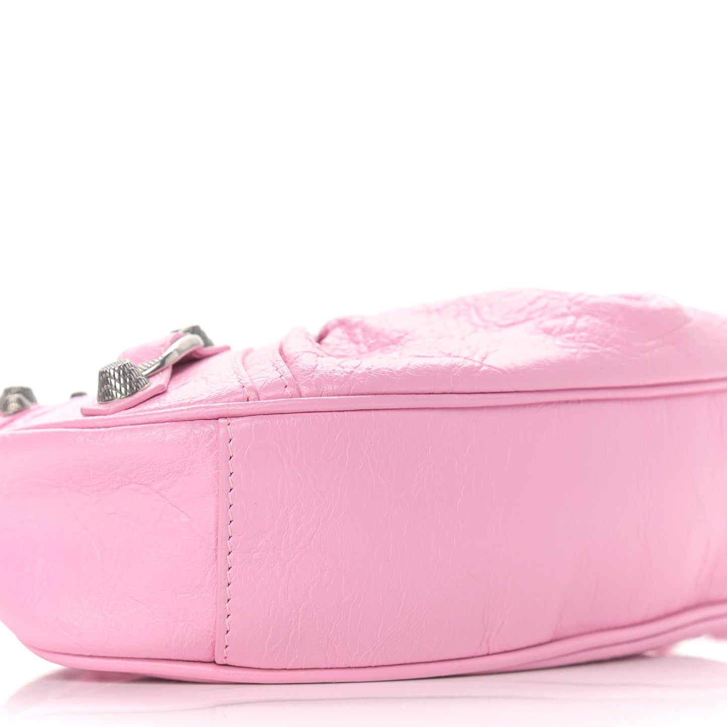 Agneau Arena Le Cagole Shoulder Bag XS Candy Pink