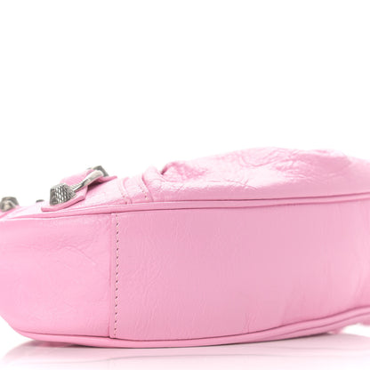 Balenciaga Agneau Arena Le Cagole Shoulder Bag XS Candy Pink 8 of 9
