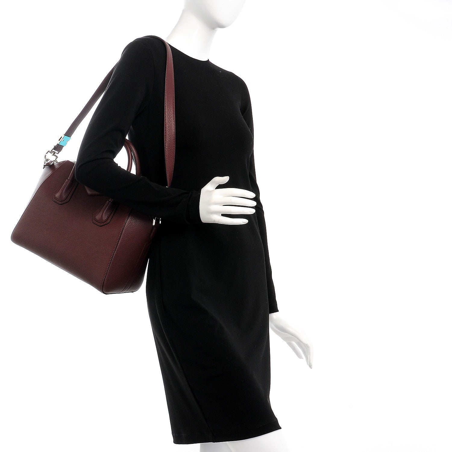 Givenchy Sugar Goatskin Small Antigona Oxblood 2 of 9