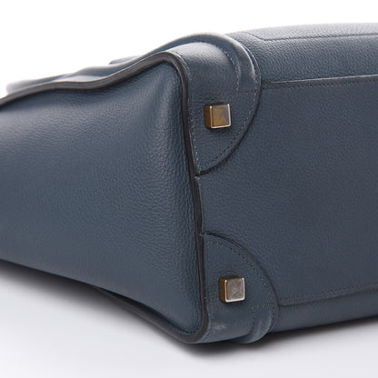 Celine Drummed Calfskin Micro Luggage Orage 7 of 20