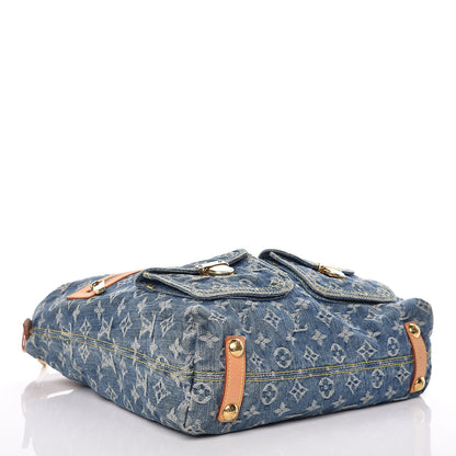Louis Vuitton Denim Baggy GM Blue 5 of 14