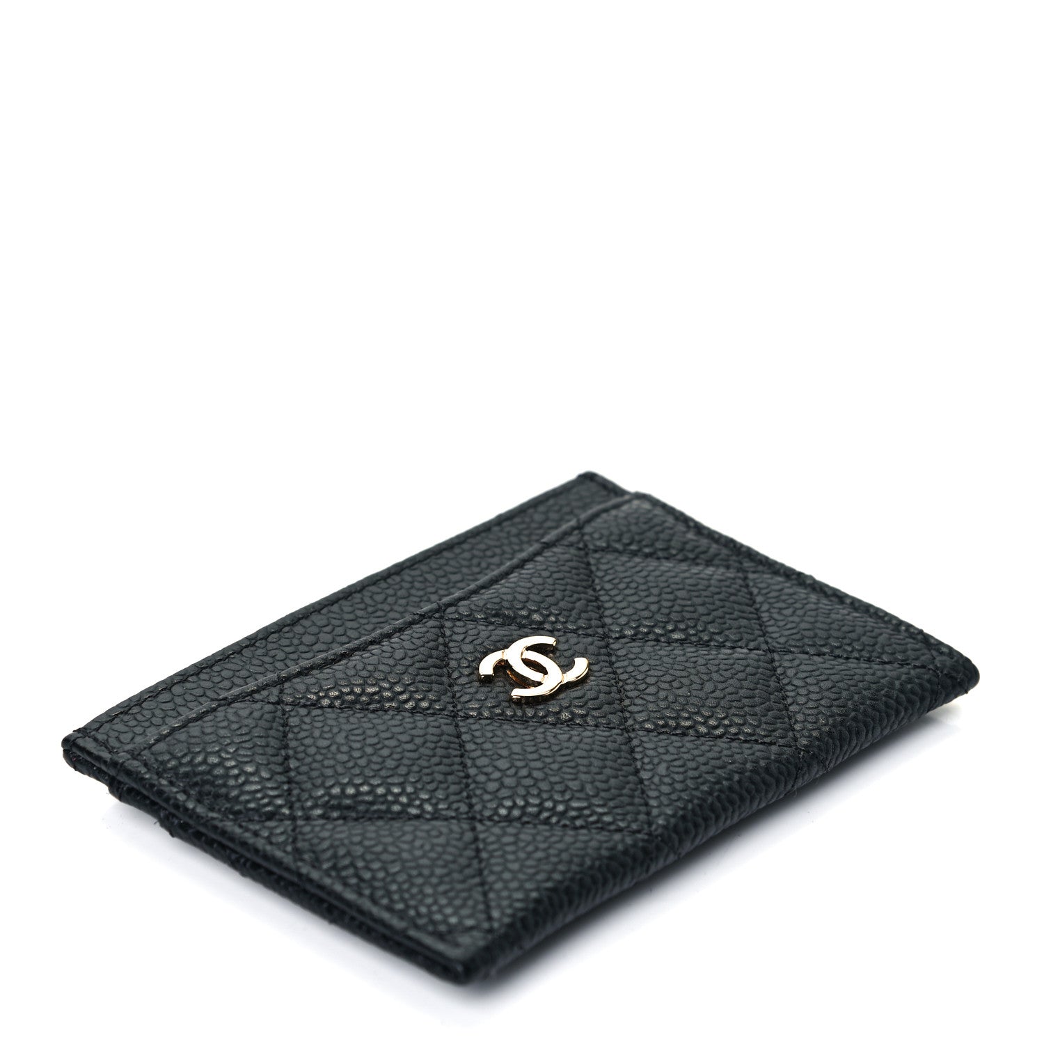 Chanel Caviar Quilted Card Holder Black 4 of 9