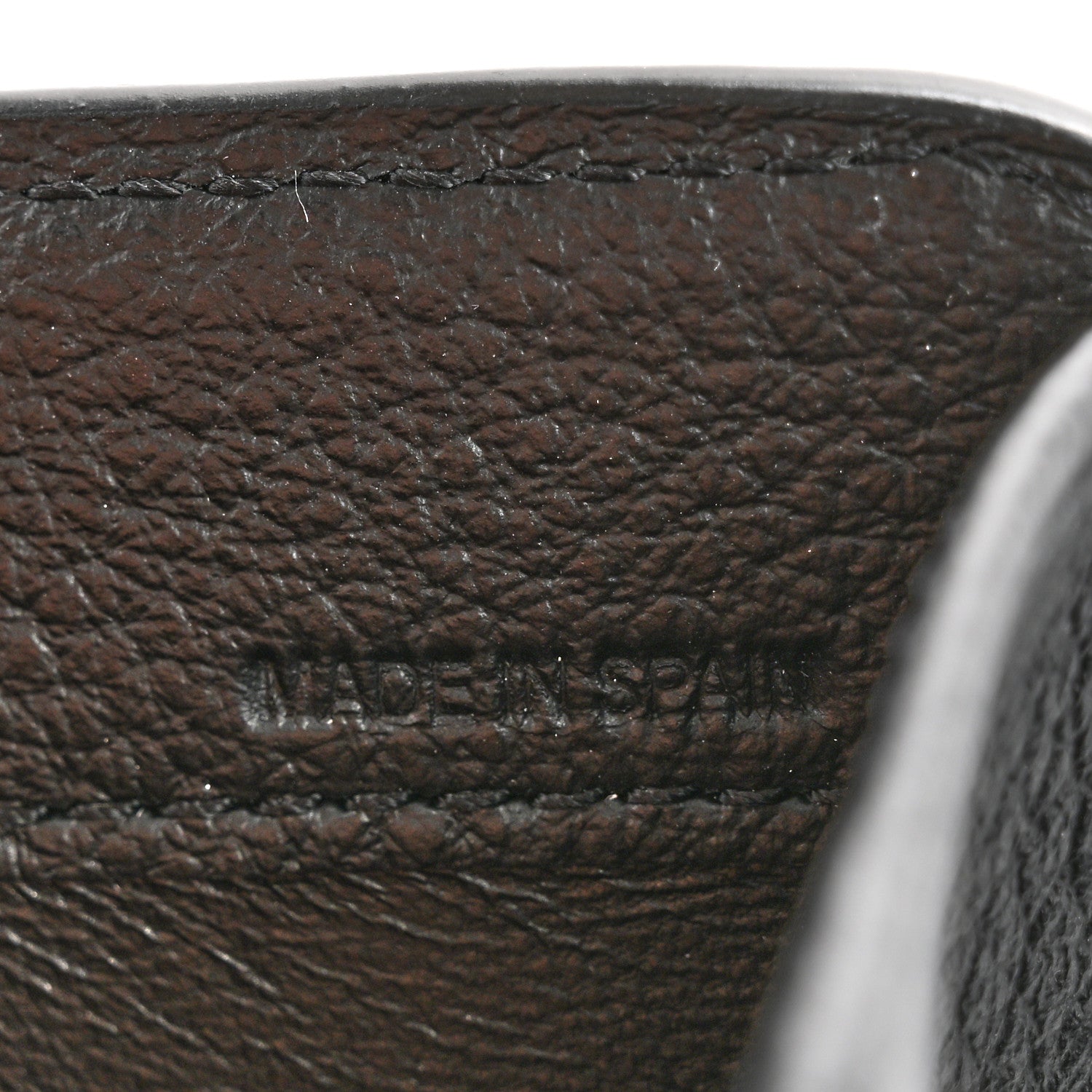Chloe Calfskin Alphabet Tri-Fold Black 7 of 10