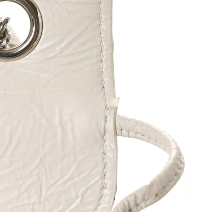 Chanel Crumpled Calfskin PVC Quilted Backpack White 14 of 17