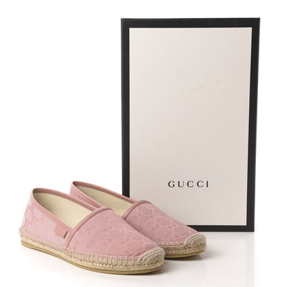 Gucci Monogram Espadrilles 36.5 Soft Pink 10 of 10