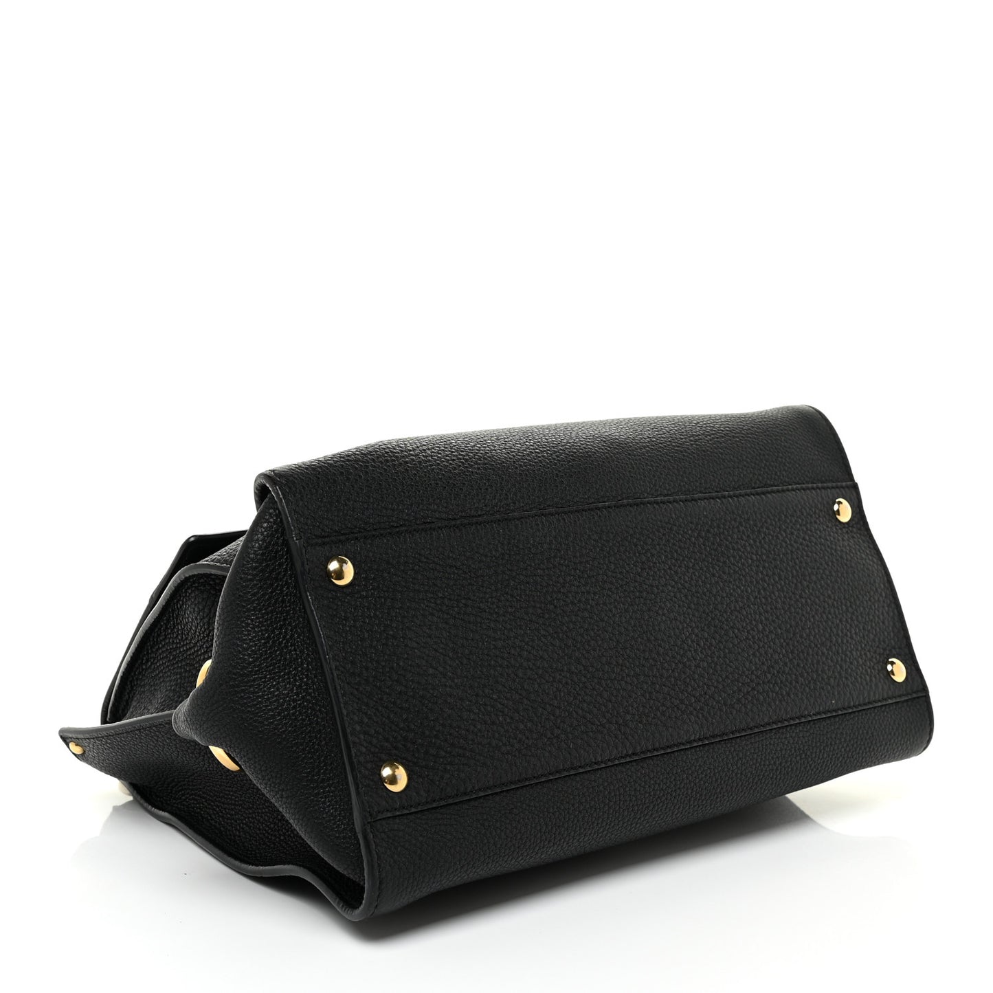 Calfskin Medium Sofia Satchel Black