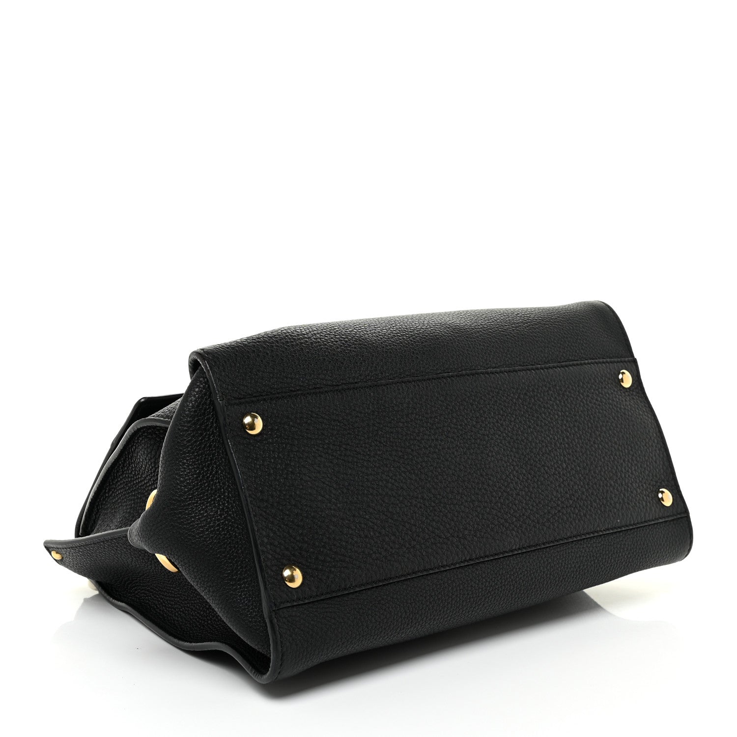 Salvatore Ferragamo Calfskin Medium Sofia Satchel Black 4 of 19