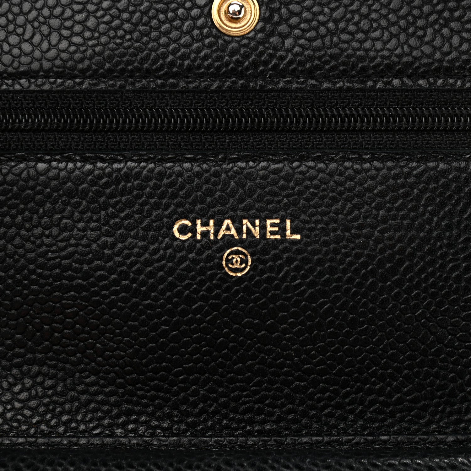 Chanel Caviar Quilted Wallet On Chain WOC Black 5 of 12