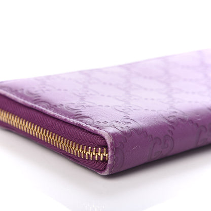 Gucci Guccissima Donna Long Wallet Purple 8 of 8