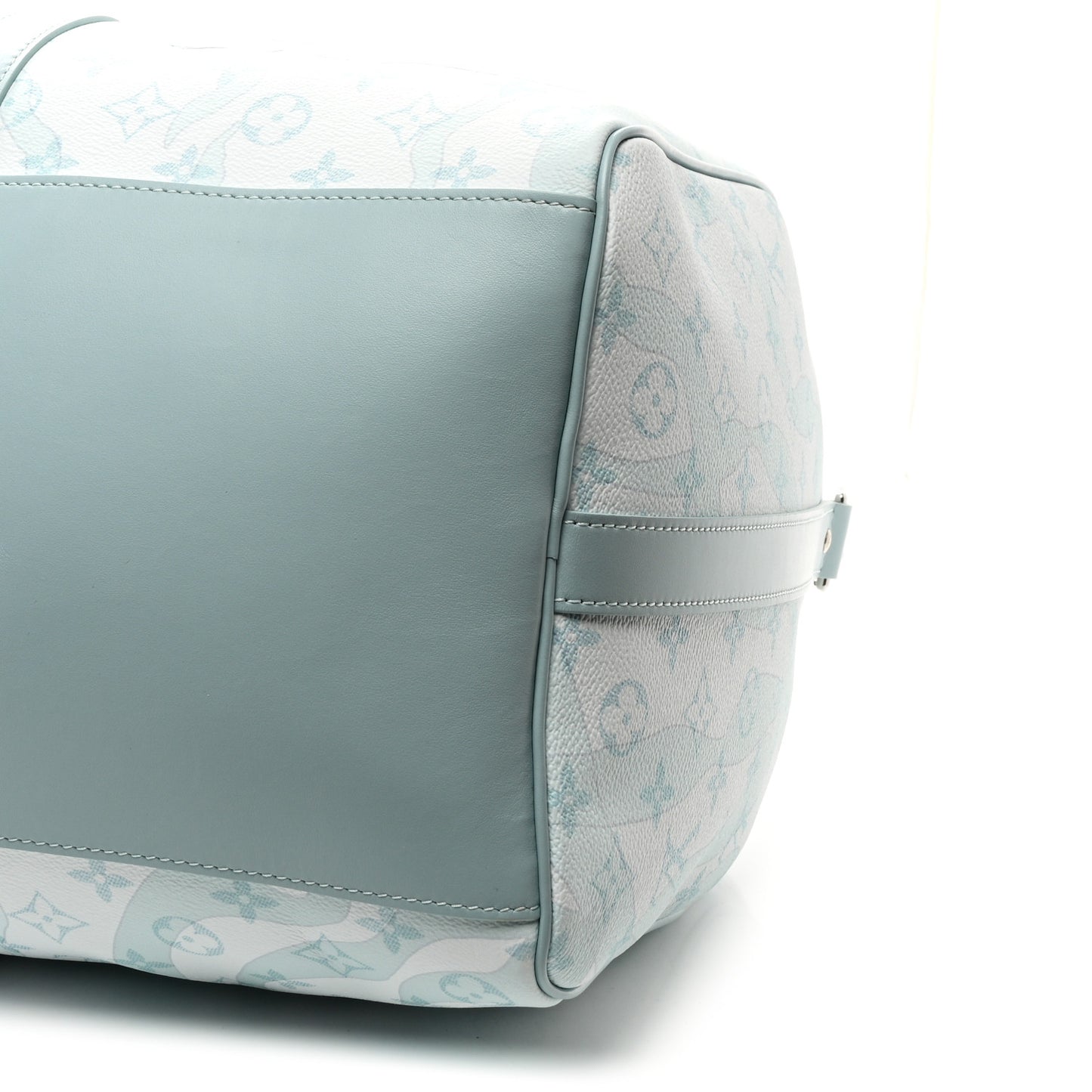 Monogram Aquagarden Keepall Bandouliere 50 Crystal Blue