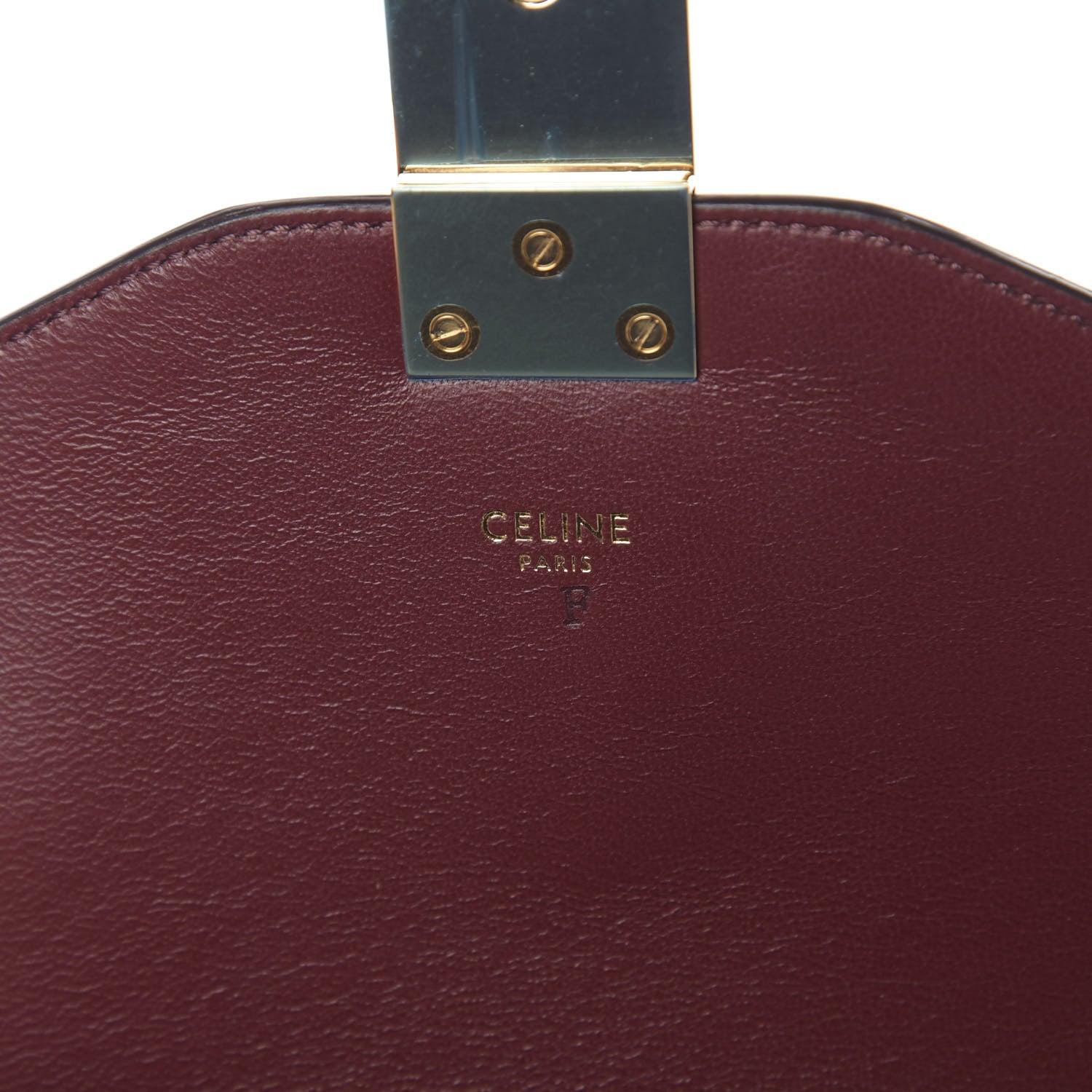 Celine Shiny Calfskin Medium C Bag Light Burgundy 5 of 8