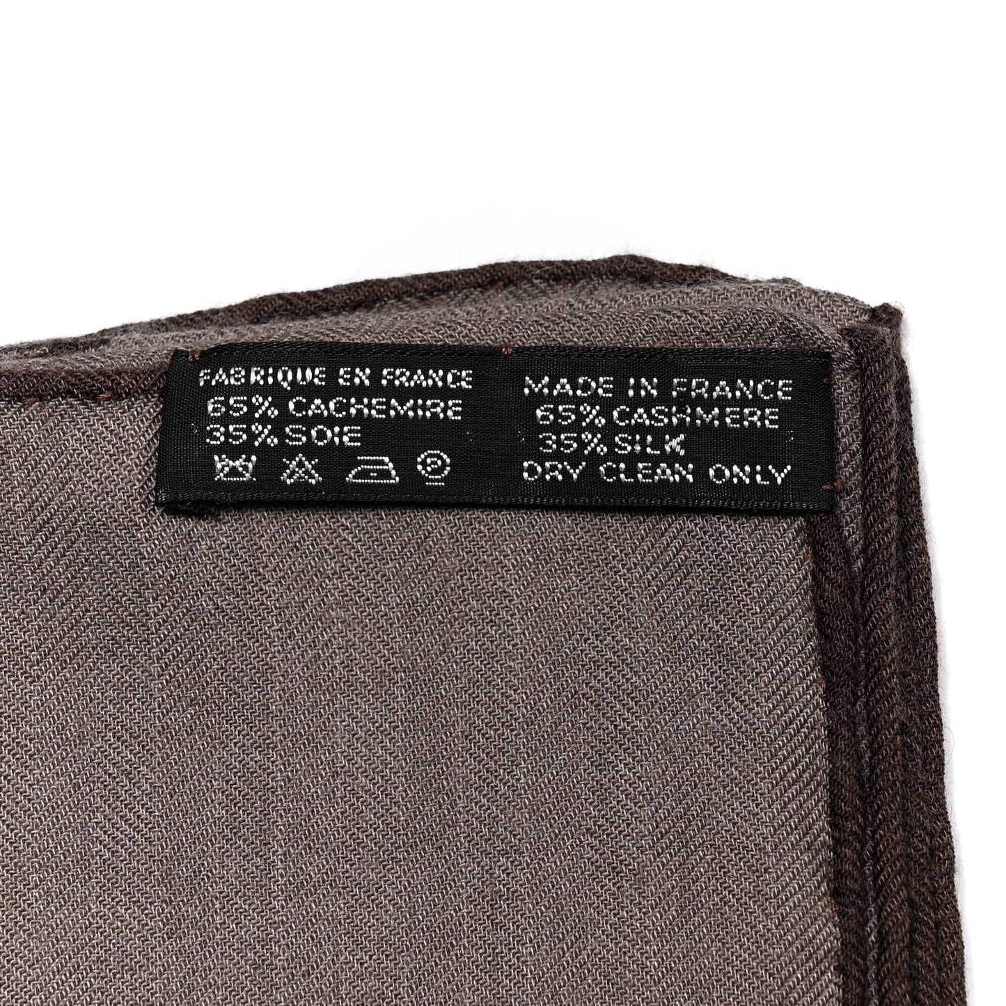 Cashmere Silk Touchez-Moi Shawl 140 Black Beige