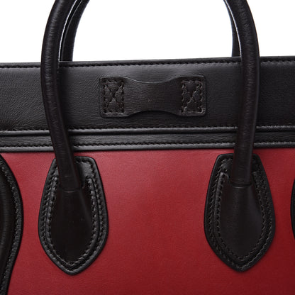 Celine Satin Calfskin Nano Tri-Color Luggage Orchid 7 of 10