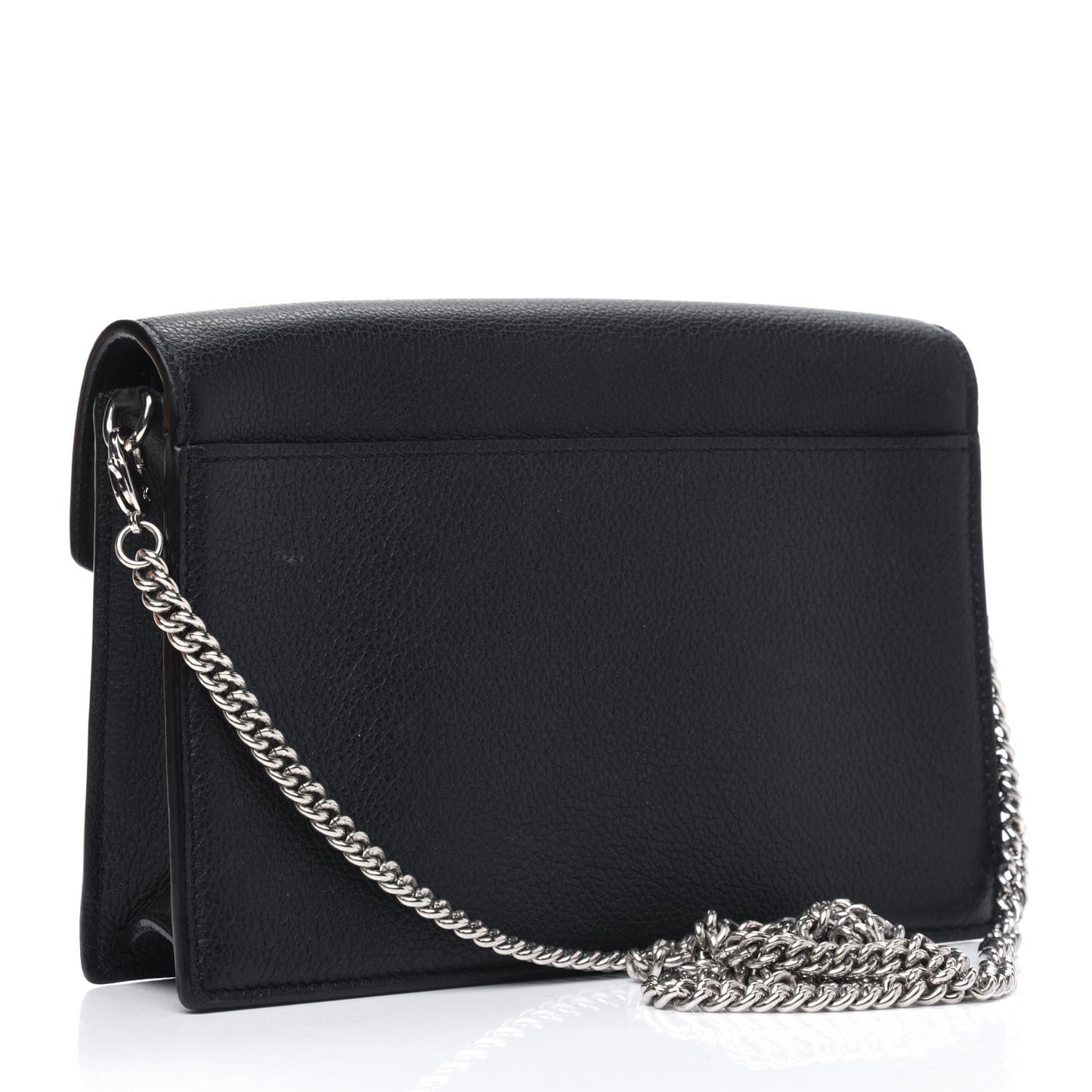 Soft Calfskin My Lockme Chain Pochette Black