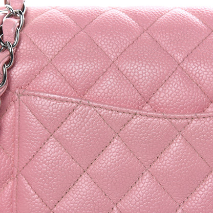 Chanel Caviar Quilted Medium Double Flap Pink 13 of 16