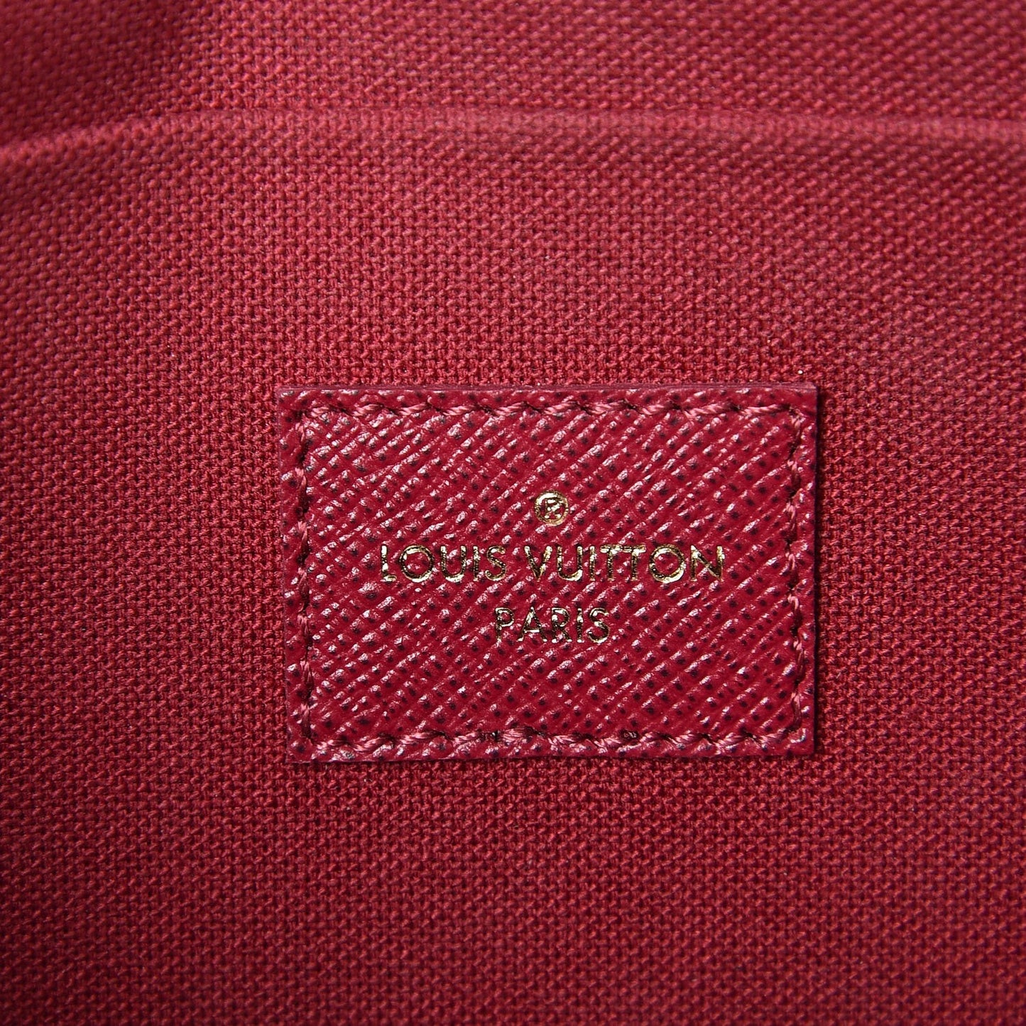 Monogram Pochette Felicie Chain Wallet Fuchsia