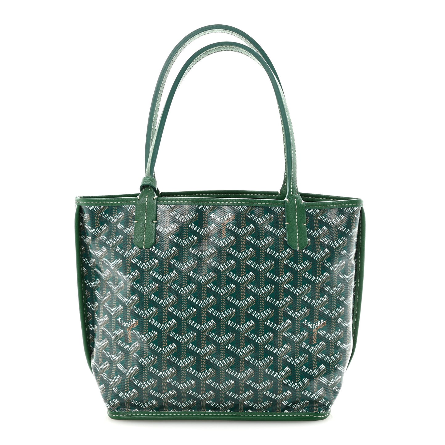 Goyardine Reversible Mini Anjou Green