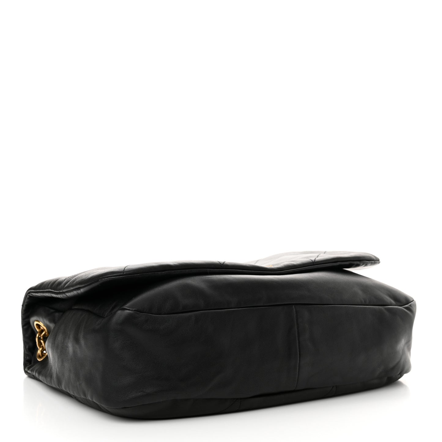Lambskin Matelasse Monogram Large Jamie 4.3 Black