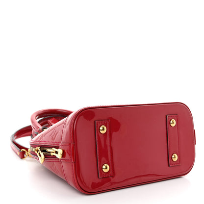 Louis Vuitton Vernis Alma BB Pomme D'Amour 4 of 9
