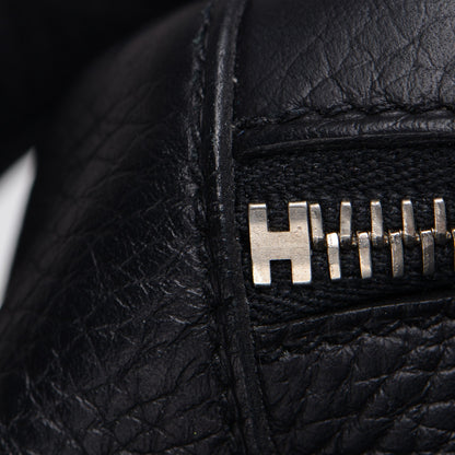 Hermes Taurillon Clemence Lindy 30 Black 9 of 22