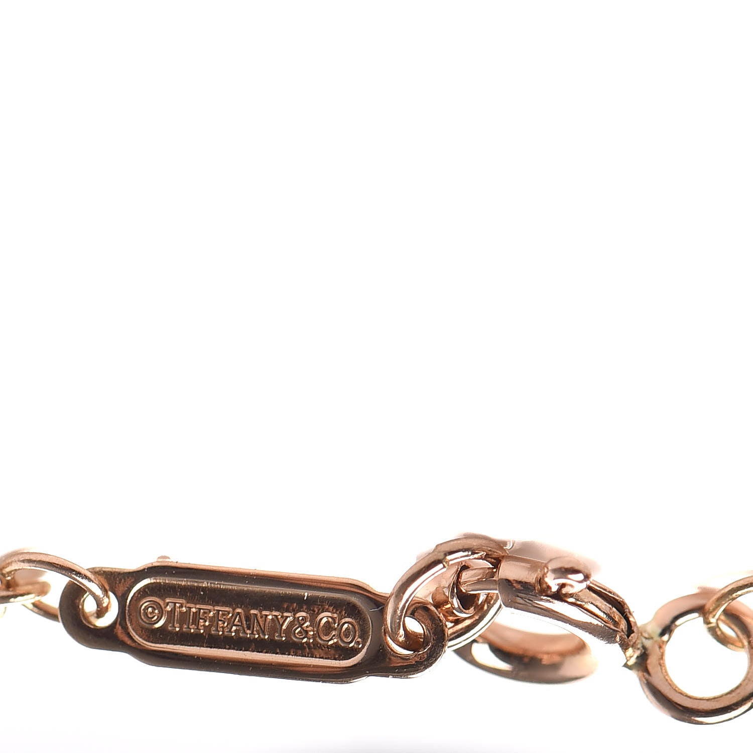 Tiffany 18K Rose Gold Diamond Atlas Pierced Bracelet 4 of 6
