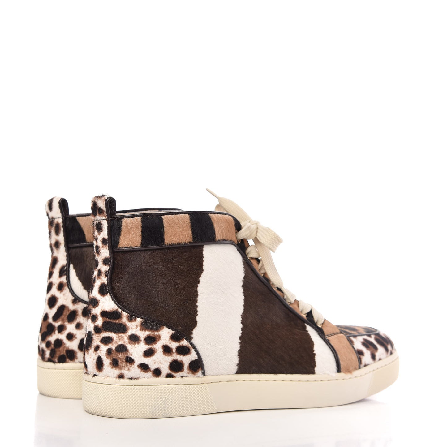 Pony Hair Leopard Rantus Orlato Flat Sneakers 38.5