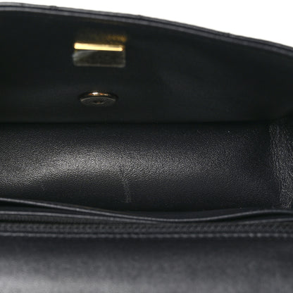 Chanel Lambskin Quilted Mini Rectangular Flap Black 5 of 11