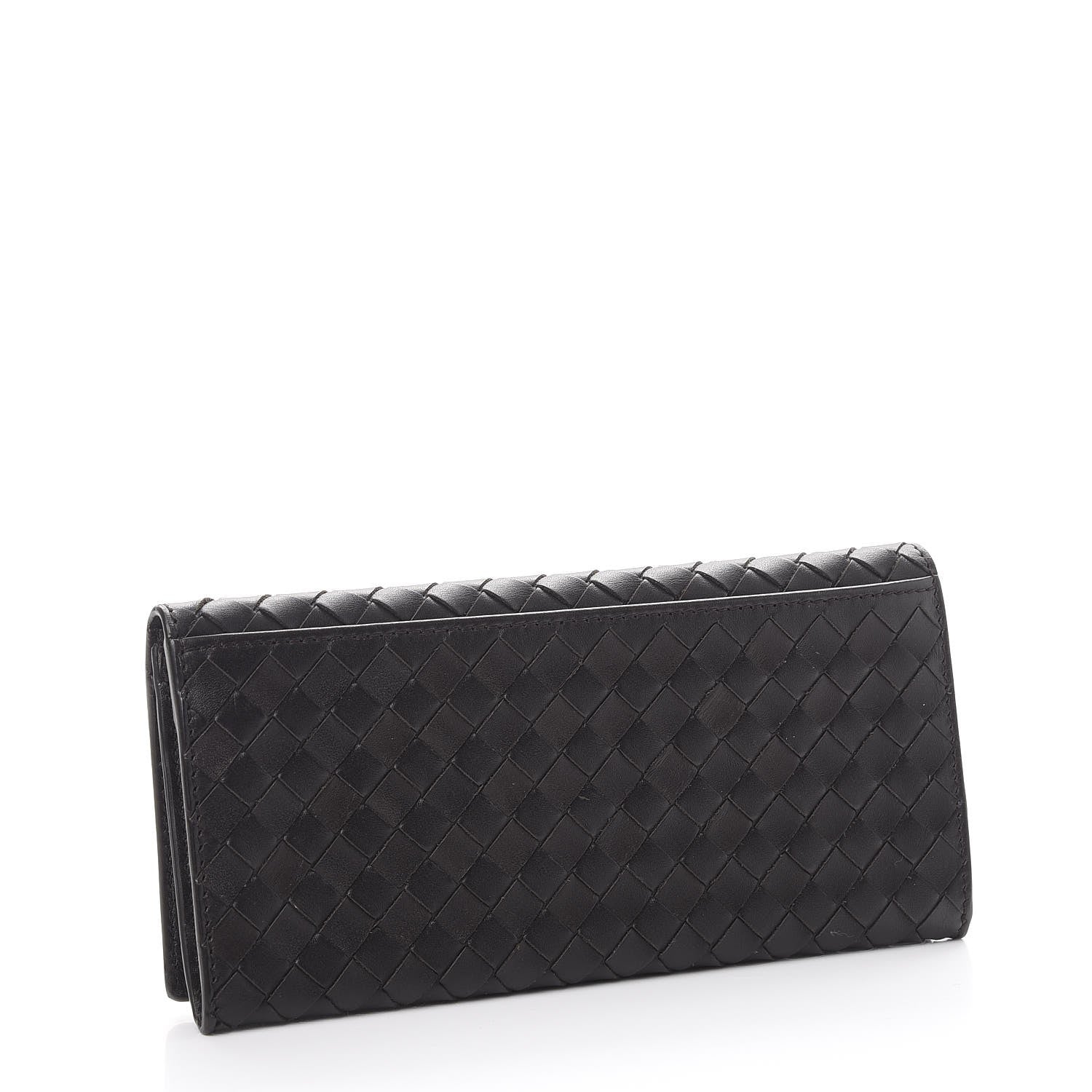 Bottega Veneta Nappa Intrecciato Continental Flap Wallet Ebano 3 of 9