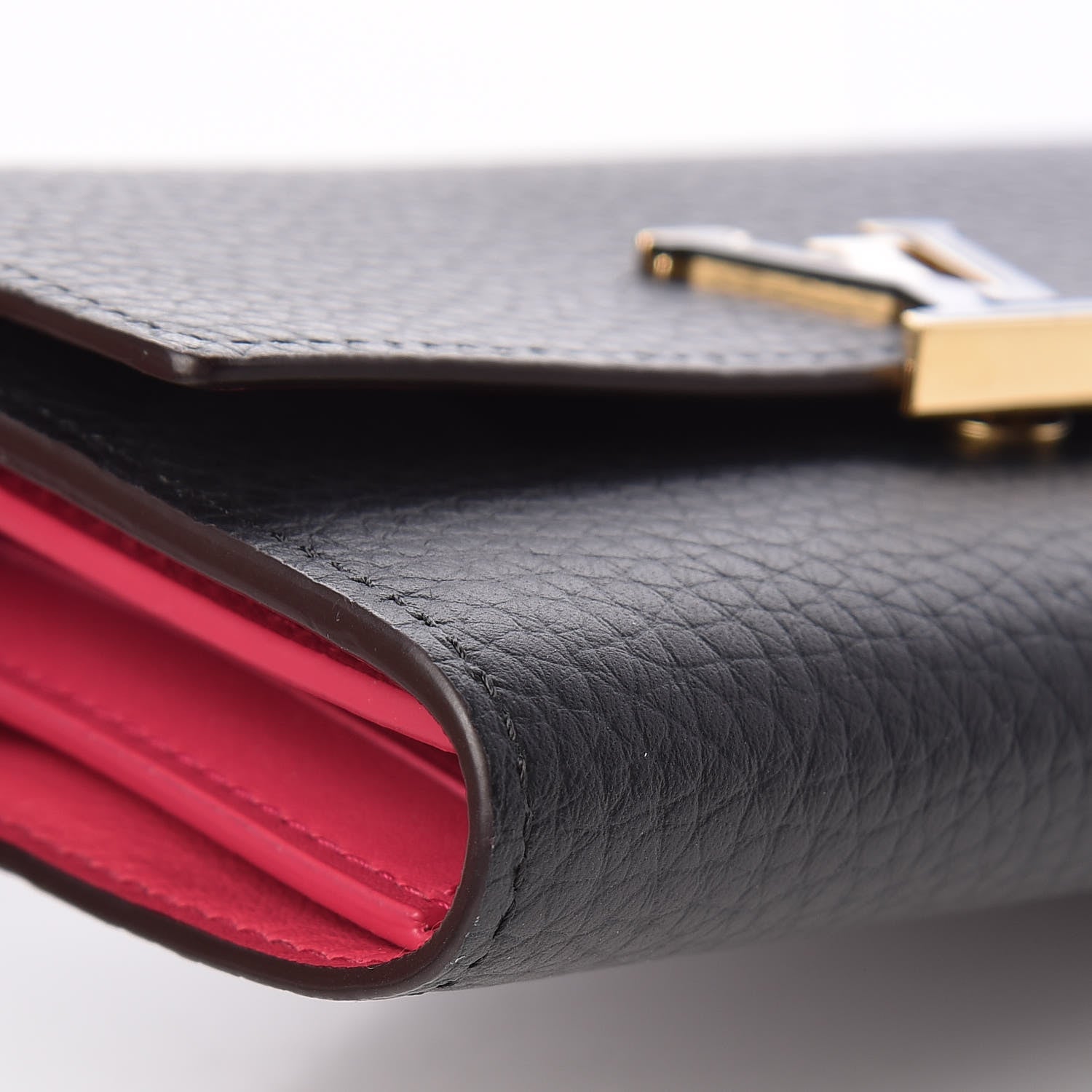 Louis Vuitton Taurillon Capucines Compact Wallet Black 8 of 11