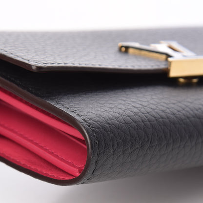 Louis Vuitton Taurillon Capucines Compact Wallet Black 8 of 11
