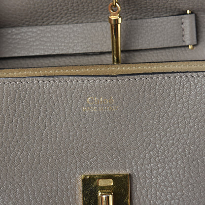Chloe Grained Lambskin Mini Drew Shoulder Bag Motty Grey 4 of 5