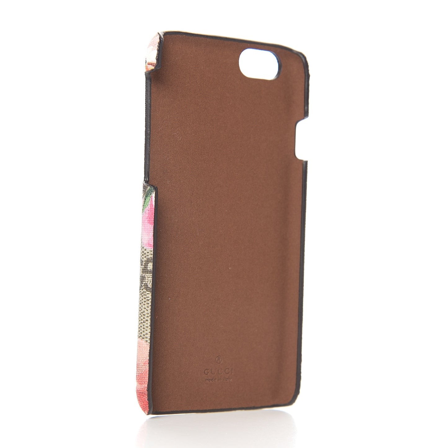 GG Supreme Monogram Blooms iPhone 6 Case Beige Multicolor Dry Rose