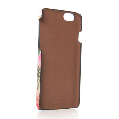Gucci GG Supreme Monogram Blooms iPhone 6 Case Beige Multicolor Dry Rose 2 of 5