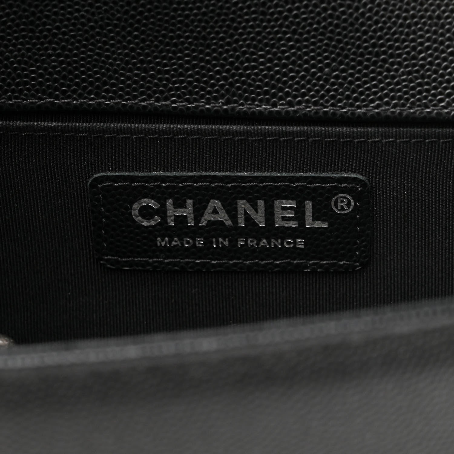 Chanel Caviar Quilted Medium Boy Flap Black 6 of 11