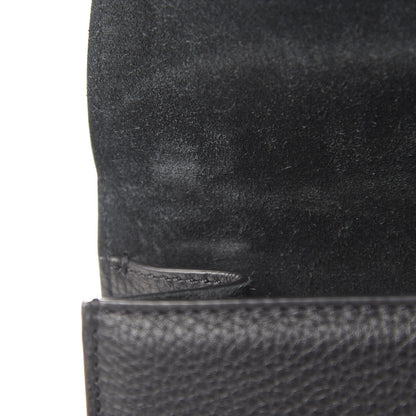 Valentino Garavani Pebbled Calfskin Medium Glam Lock Rockstud Flap Black 8 of 11