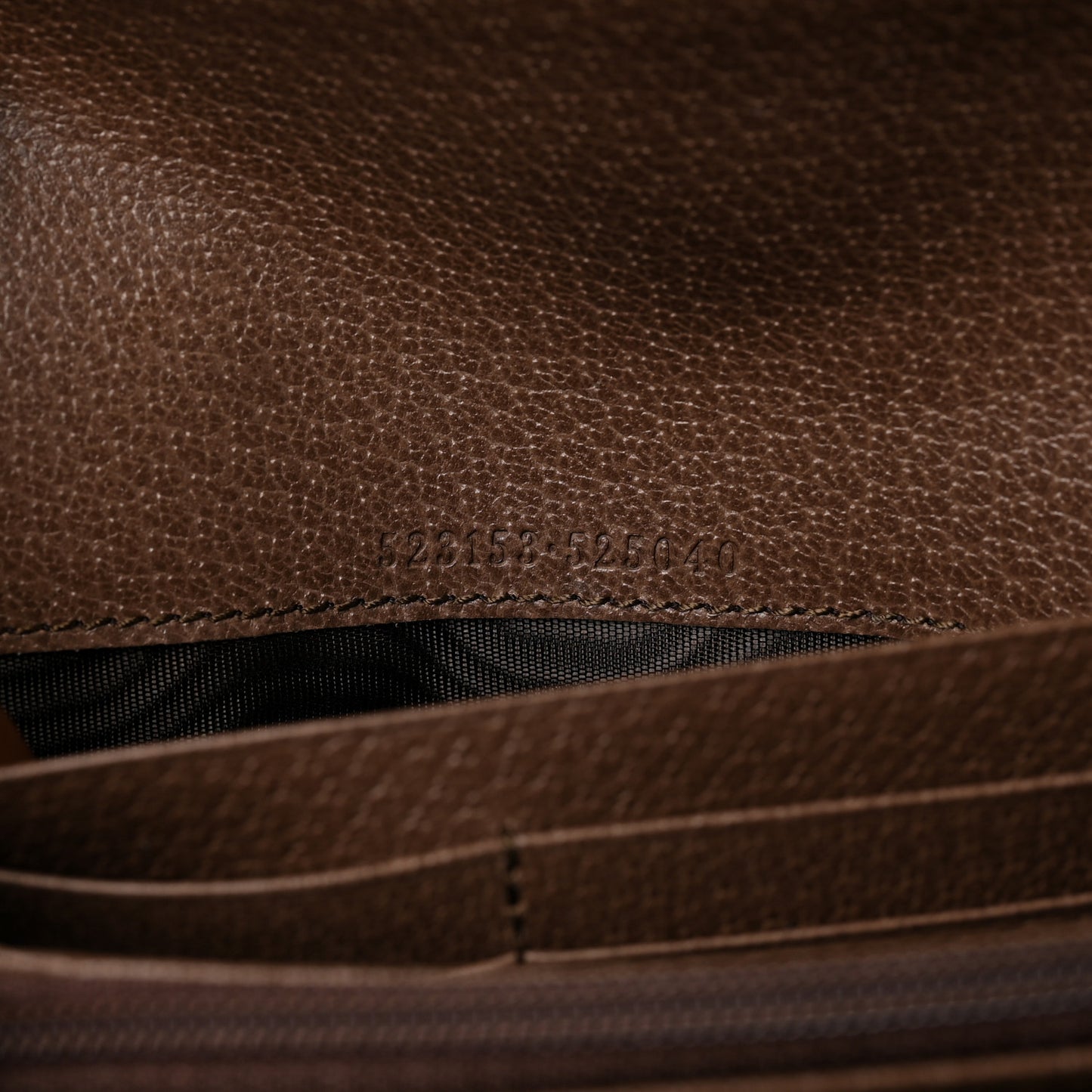 GG Supreme Monogram Web Ophidia Continental Wallet Brown