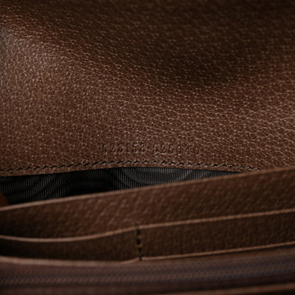 Gucci GG Supreme Monogram Web Ophidia Continental Wallet Brown 7 of 10