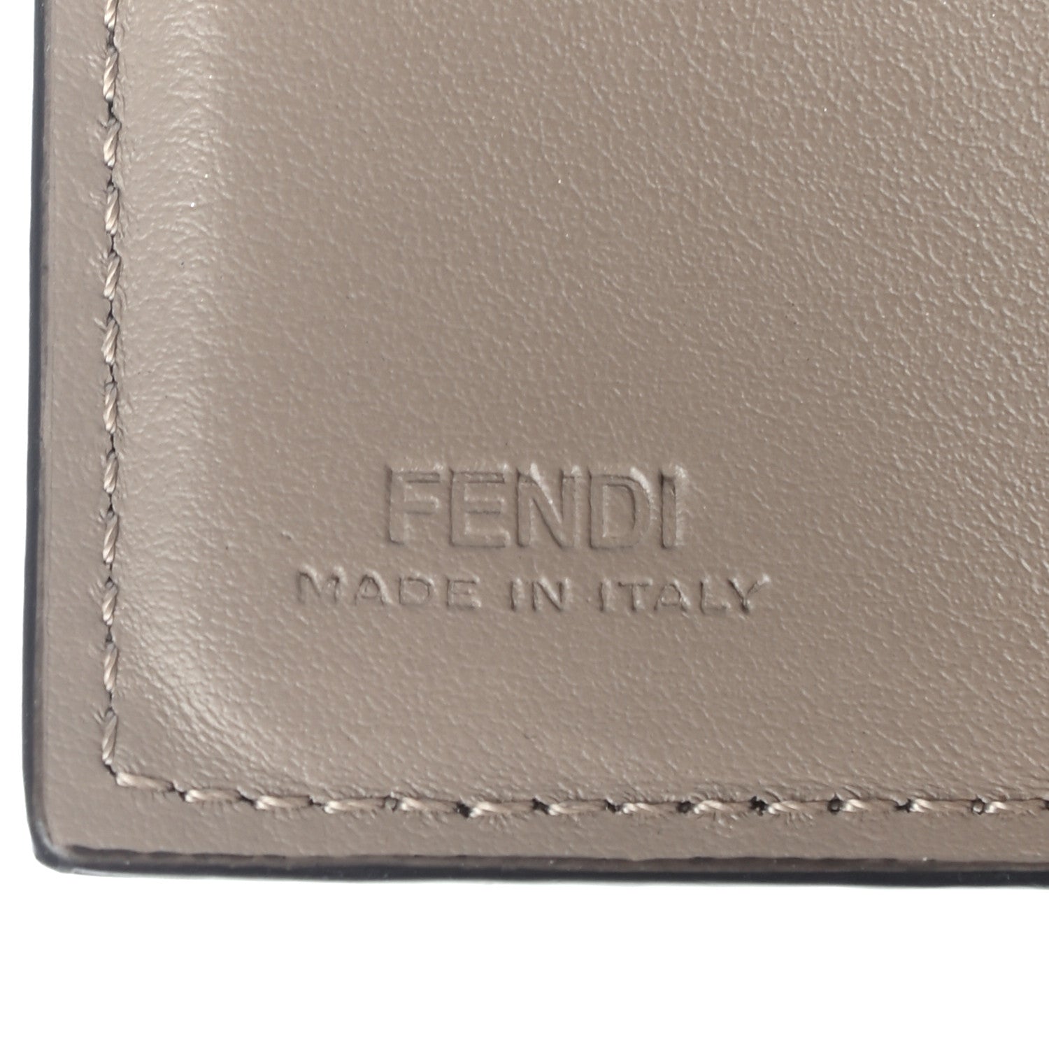 Fendi Vitello Cruise F is Fendi Micro Tri-Fold Envelope Wallet Tortora 7 of 8