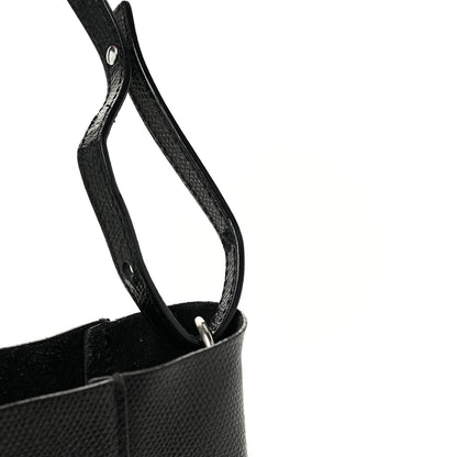 Celine Grained Calfskin Small Vertical Cabas Black 18 of 18