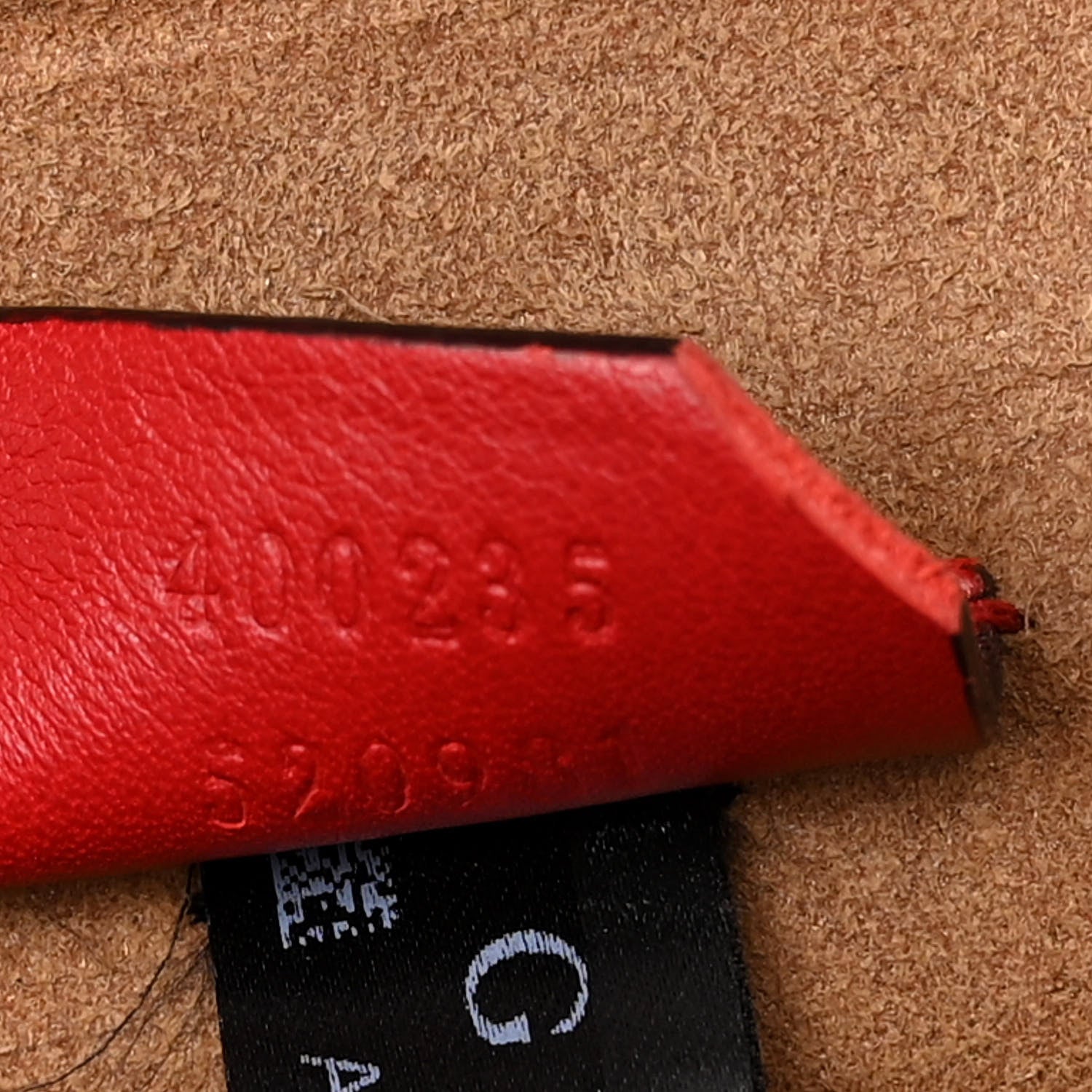 Gucci GG Supreme Monogram Arabesque Medium Dionysus Shoulder Bag Hibiscus Red 7 of 11