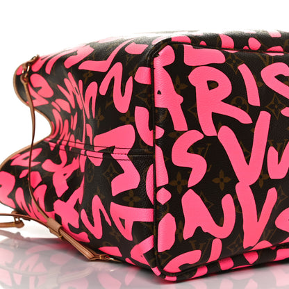 Louis Vuitton Monogram Graffiti Neverfull GM Fuchsia 8 of 9