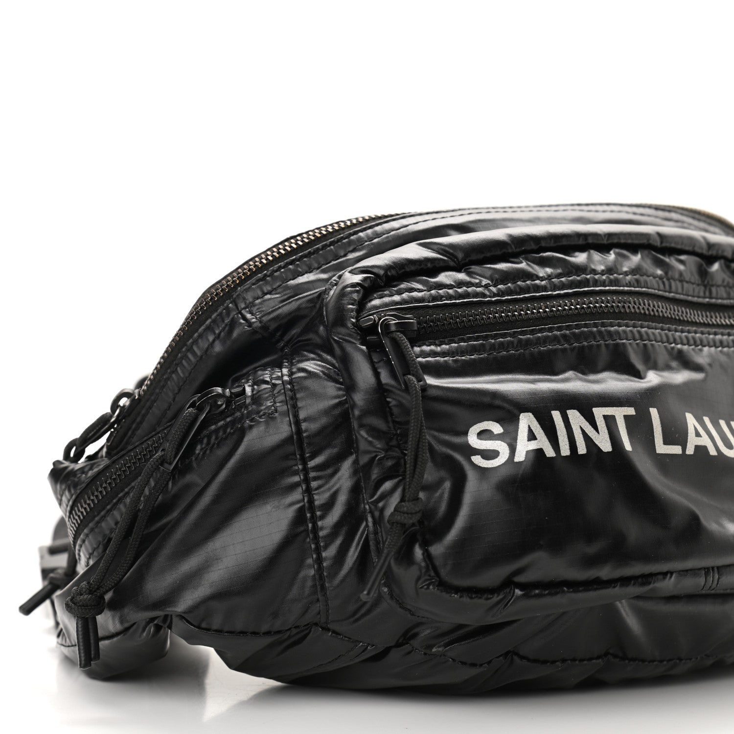 Saint Laurent Nylon Logo Nuxx Body Belt Bag Black 8 of 10
